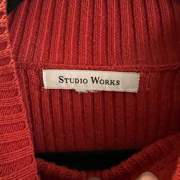 Studio Works Women’s Pullover striped top - Size (Label Missing) 20” PTP - Picture 4 of 5